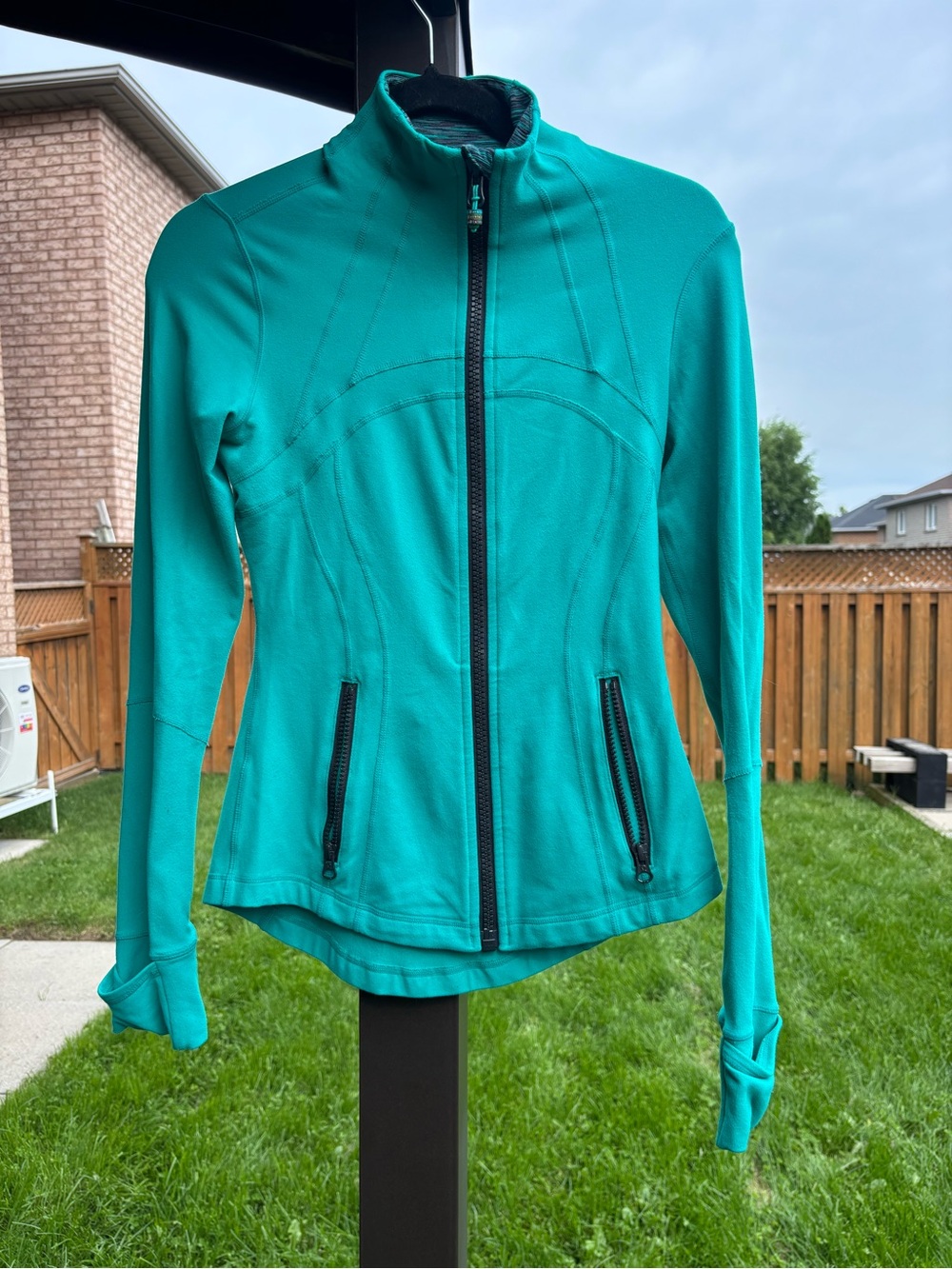 lululemon athletica Teal Full-Zip Utility Jacket